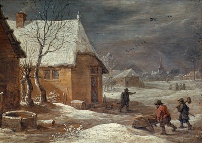 Winter door David Teniers the Younger