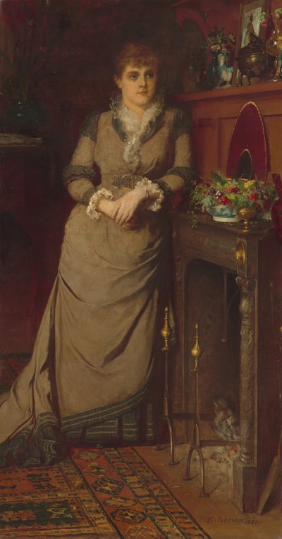 Harriet Hubbard Ayer door Eastman Johnson