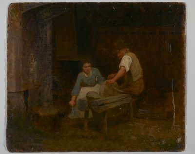 De Gevluchte Slaven door Eastman Johnson