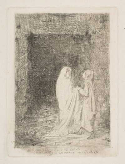 Dante en Vergilius, 1857 door Edgar Degas