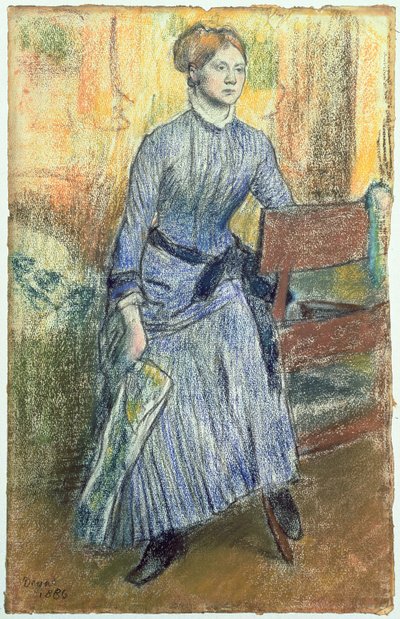 Portret van Helene Rouart door Edgar Degas