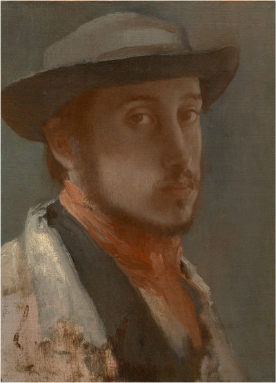 Zelfportret door Edgar Degas