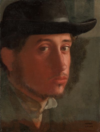 Zelfportret door Edgar Degas