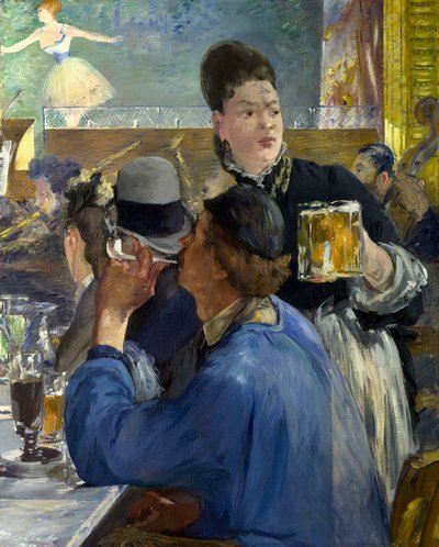 Hoek van een Café-Concert door Édouard Manet