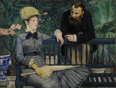 In de Serre door Édouard Manet