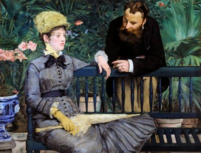 In de wintertuin, 1879 door Édouard Manet