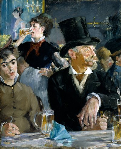 Het Café-Concert, ca. 1879 door Édouard Manet