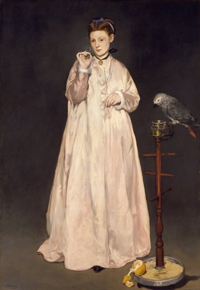 Jonge dame in 1866 door Édouard Manet