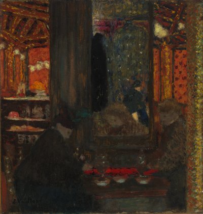 In het Café door Edouard Vuillard