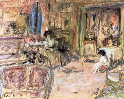 Henri en Madame Josse Bernheim door Edouard Vuillard