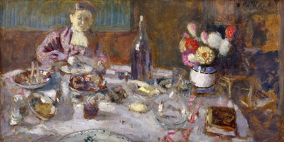 Lunch door Edouard Vuillard