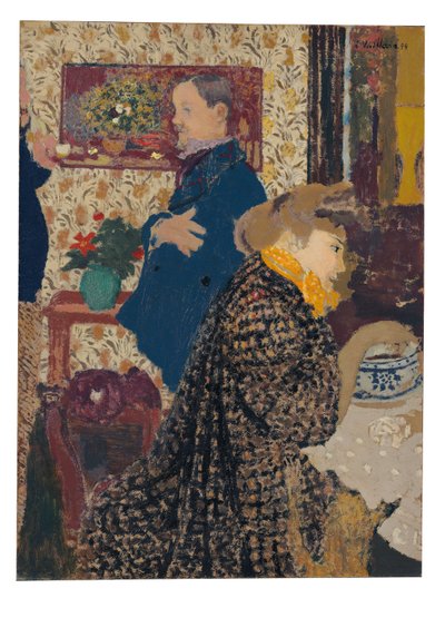 Misia en Vallotton in Villeneuve, 1899 door Edouard Vuillard