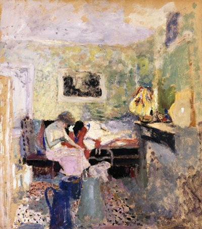 De groene slaapkamer, 1905 door Edouard Vuillard