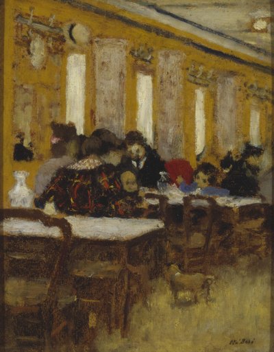 Het kleine restaurant, ca. 1900-01 door Edouard Vuillard