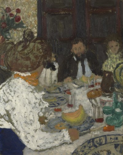 De lunch, ca. 1895 door Edouard Vuillard