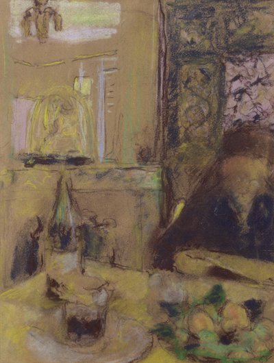 De Moeder van de Kunstenaar Lezend door Edouard Vuillard