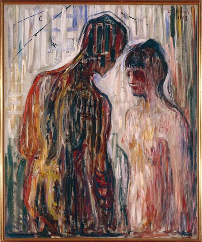 Cupido en Psyche door Edvard Munch