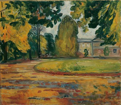 Park in Kösen door Edvard Munch