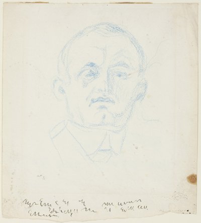 Zelfportret door Edvard Munch