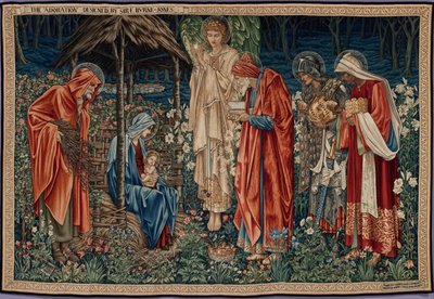 De Aanbidding der Wijzen door Edward Burne Jones