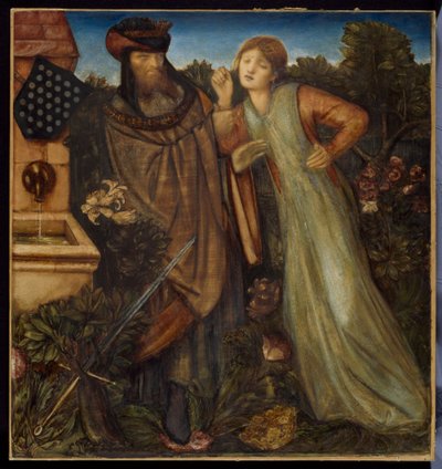 Koning Mark en La Belle Iseult door Edward Coley Burne Jones