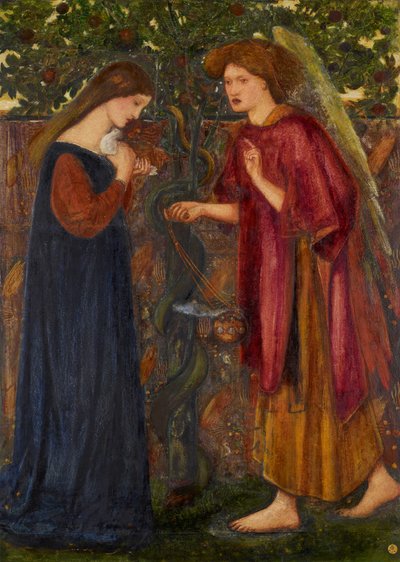 De Annunciatie door Edward Burne Jones