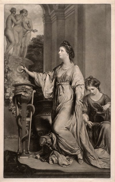 Lady Sarah Bunbury door Edward Fisher