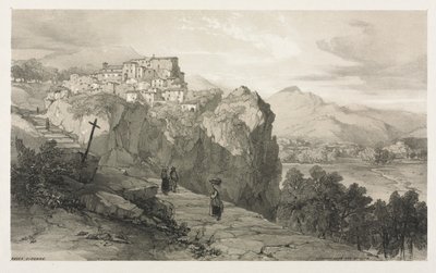 Rocca Giovane door Edward Lear