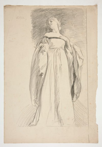 Figurenstudie door Edwin Austin Abbey