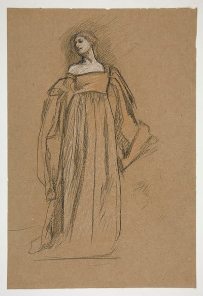 Figurenstudie door Edwin Austin Abbey