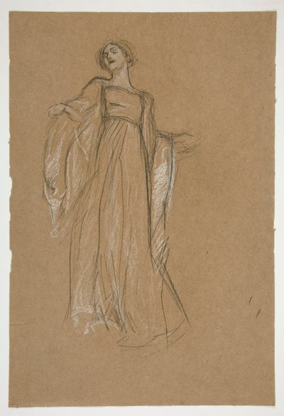 Figuurstudie door Edwin Austin Abbey