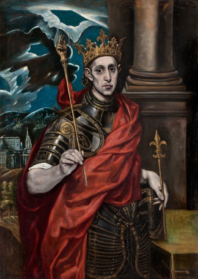 Saint Louis IX van Frankrijk door El Greco