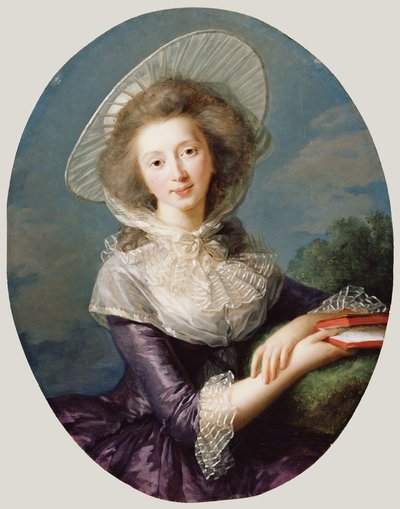 De Vicomtesse de Vaudreuil door Elisabeth Louise Vigee Lebrun