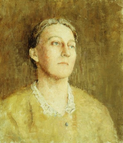 Portret van de Vrouw van de Kunstenaar door Emil Carlsen