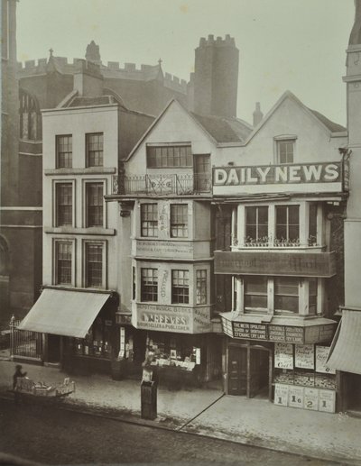 185 Fleet Street, City of London, 1884 door English Photographer