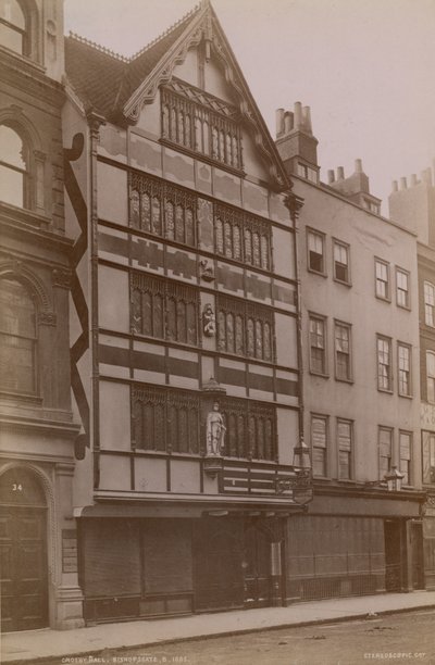 Crosby Hall, Bishopsgate, Londen door English Photographer