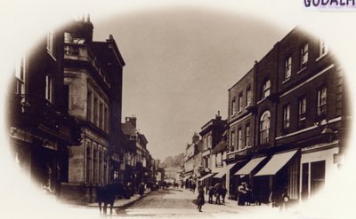 Godalming High Street, Surrey, ca. 1900 door English Photographer