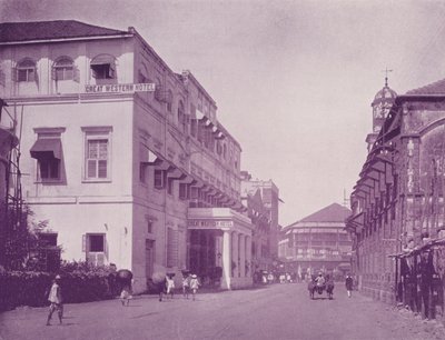 Great Western Hotel en Apollo Street, Bombay door English Photographer