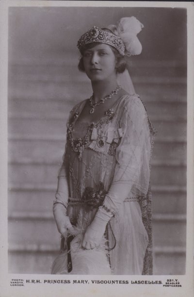 Prinses Mary, Viscountess Lascelles door English Photographer