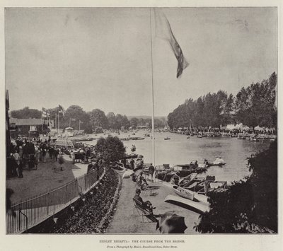 Henley Regatta, het parcours vanaf de brug door English Photographer