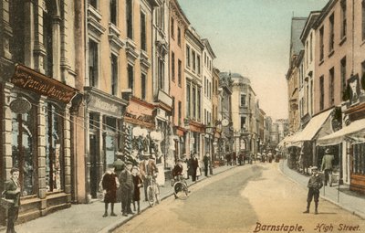 High Street, Barnstaple, Devon door English Photographer