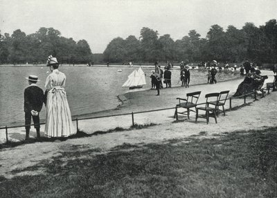 Kensington Gardens, de Round Pond door English Photographer