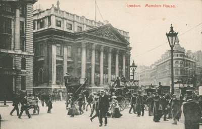 Mansion House, Londen door English Photographer