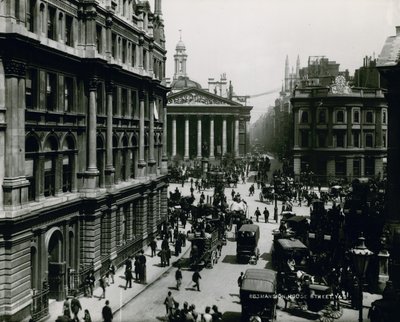 Mansion House Street, Londen door English Photographer