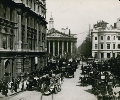 Mansion House Street, Londen door English Photographer