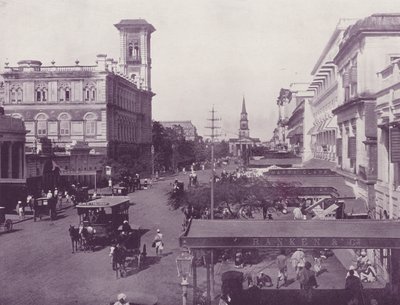 Oude Gerechtsgebouw Straat, Calcutta door English Photographer