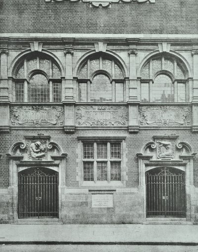 Shoreditch Openbare Baden: exterieur, 1898 door English Photographer