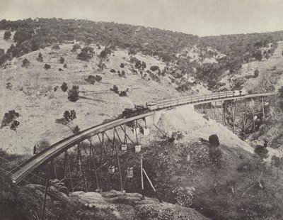 Viaduct op de Adelaide naar Melbourne Spoorlijn door English Photographer