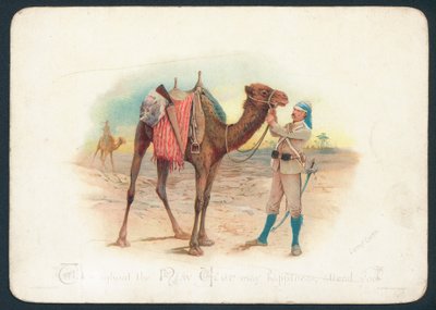 Camel Corps kerstkaart door English School