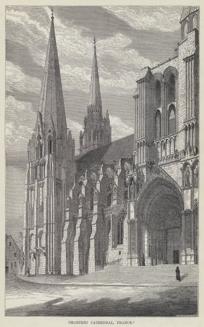 Kathedraal van Chartres, Frankrijk door English School